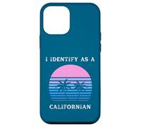 Je m'identifie comme Un californien au Coucher du Soleil, Palm Trees Love CA Coque pour iPhone 12 Mini