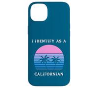 Je m'identifie comme Un californien au Coucher du Soleil, Palm Trees Love CA Coque pour iPhone 14 Plus