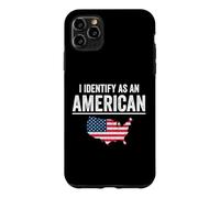 Je m'identifie comme Un Drapeau américain Coque pour iPhone 11 Pro Max