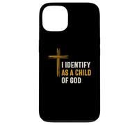 Je m'identifie comme Un Enfant de Dieu Identité spirituelle chrétienne Coque pour iPhone 13