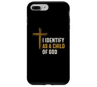 Je m'identifie comme Un Enfant de Dieu Identité spirituelle chrétienne Coque pour iPhone 7 Plus/8 Plus