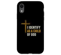 Je m'identifie comme Un Enfant de Dieu Identité spirituelle chrétienne Coque pour iPhone XR