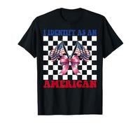 Je m'identifie comme Un Patriote américain du Drapeau américain du 4 Juillet T-Shirt
