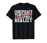 Je m'identifie comme Un théoricien du Complot Théories du Complot Amusantes T-Shirt