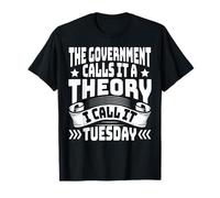 Je m'identifie comme Un théoricien du Complot Théories du Complot Amusantes T-Shirt