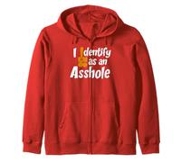 Je m'identifie comme un trou du cul Sweat à Capuche
