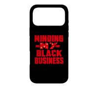 Je m'occupe de Mes Propres Affaires Noires Coque pour iPhone 17 Pro Max