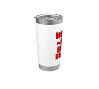 Je m'occupe de mes propres affaires noires Gobelet isotherme en acier inoxydable double paroi