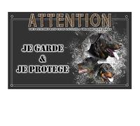 Je Monte la Garde personnalisée Beauceron - pré perforée et vis données. De 30 cm à 15 cm…