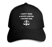 Je n’AI Pas Besoin d’Un Bon Avocat j’en AI élevé Un - Maman Papa d’Avocat Casquette de Baseball Chapeau de fête Chapeaux drôles Chapeaux Uniques Garçon Femmes