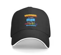 Je n’Arrive Pas à Croire Que Je suis Un être Humain ! Casquette de Baseball Wild Ball Hat Casquette Militaire Homme Cheval Chapeau Mâle Femmes