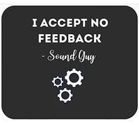 Je N'Accepte Aucun Commentaire. Ingénieur du Son Drôle. Mousepad Petit Mouse Pad Bords Cousus Tapis De Souris pour Travail Ordinateur Voyage 25X30Cm