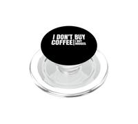 Je n'achète Pas de café J'achète des Maisons Investisseur Immobilier PopSockets PopGrip pour MagSafe
