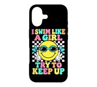 Je nage comme Une Fille, essaie de Garder Le Rythme en Tant Que nageuse Coque pour iPhone 17