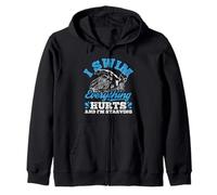 Je nage Tout Fait Mal et Je suis affamé Humour de la Sweat à Capuche
