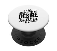 Je n'ai Absolument Aucune Envie de m'intégrer PopSockets PopGrip Adhésif