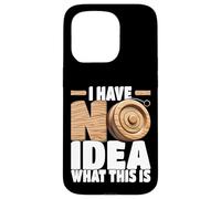 Je n'ai Aucune idée de ce Que C'est Que ce drôle de yoyo rétro en Bois des années 70 Coque pour iPhone 15 Pro