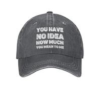 Je n'ai Aucune idée de ce Que tu représentes pour Moi ! Casquette de Baseball Vintage délavée pour Homme et Femme, Chapeau de