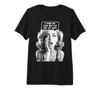 Je n'ai Aucune idée de la Raison pour laquelle Je suis Sortie du lit, Fille Sarcastique du Pop Art T-Shirt Haut de Gamme