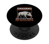 Je n'ai Jamais Dit Que suis Top Chasseurs mais Jamais Pire PopSockets PopGrip Adhésif