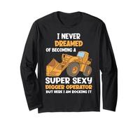Je n'ai jamais rêvé de Devenir Une opératrice de Pelleteuse Super Sexy Manche Longue