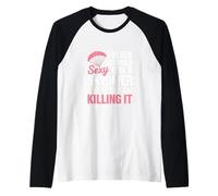 Je n'ai jamais rêvé d'être une parachutiste sexy Saut en parachute amusant Manche Raglan