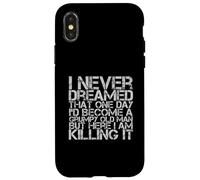 Je n'ai jamais rêvé qu'un Jour Je deviendrais Un Vieil Homme en colère Coque pour iPhone X/XS