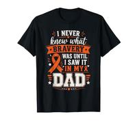 Je n'ai jamais su ce qu'était la bravoure Avant la leucémie de Mon père T-Shirt