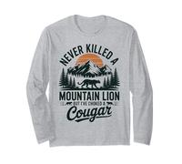 Je n'ai jamais tué de Lion de Montagne mais J'Ai étouffé Un couguar Manche Longue