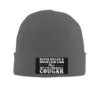 Je n'ai jamais tué de Puma, mais J'Ai déjà étouffé Un couguar. Bonnet d'hiver tricoté pour Hommes et Femmes