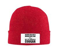 Je n'ai jamais tué de Puma, mais J'Ai déjà étouffé Un couguar. Bonnet d'hiver tricoté pour Hommes et Femmes
