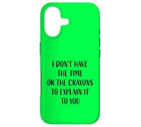 Je n'ai ni Le Temps ni Les Crayons de Te l'expliquer Coque pour iPhone 17