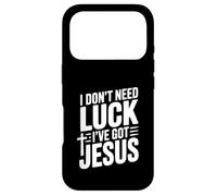 Je n'ai Pas Besoin de Chance, J'Ai Jésus Coque pour iPhone 17 Pro