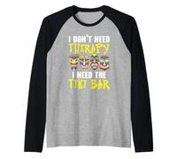 Je n'ai pas besoin de thérapie, j'ai besoin du Tiki Bar Luau Party Tiki Bar Manche Raglan