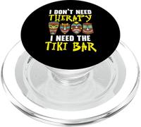 Je n'ai pas besoin de thérapie, j'ai besoin du Tiki Bar Luau Party Tiki Bar PopSockets PopGrip pour MagSafe