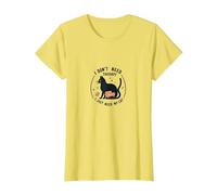 Je n'ai Pas Besoin de thérapie, J'Ai Juste Besoin de Mon Chat, Un Amoureux drôle des Animaux T-Shirt, Femme, Citron, L