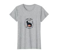 Je n'ai Pas Besoin de thérapie, J'Ai Juste Besoin de Mon Chat, Un Amoureux drôle des Animaux T-Shirt, Femme, Gris Chiné, M