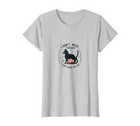 Je n'ai Pas Besoin de thérapie, J'Ai Juste Besoin de Mon Chat, Un Amoureux drôle des Animaux T-Shirt, Femme, Argent, 3XL