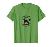 Je n'ai Pas Besoin de thérapie, J'Ai Juste Besoin de Mon Chat, Un Amoureux drôle des Animaux T-Shirt, Homme, Herbe, 3XL