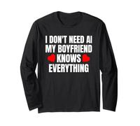 Je n'ai Pas Besoin d'IA, Mon Petit ami Sait Tout ce Qui est drôle Manche Longue