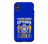 Je n'ai Pas Choisi de naître Le 13 Septembre, Je Viens d'avoir de la Chance Coque pour iPhone X/XS