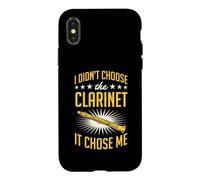 Je n'ai Pas Choisi la Clarinette, C'est Moi Qui m'a choisie Coque pour iPhone X/XS