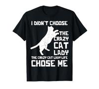 Je n'ai Pas Choisi la Folle Dame aux Chats T-Shirt