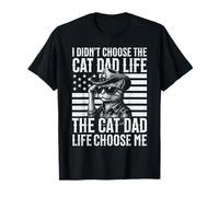 Je n'ai Pas Choisi la Vie de Papa Chat La Vie de Chat m'a T-Shirt