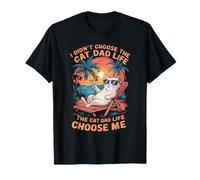 Je n'ai pas choisi la vie de père de chat C'est la vie de père de chat qui m'a choisie T-Shirt