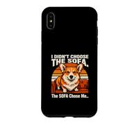 Je n'ai Pas Choisi Le canapé, C'est Le canapé Qui m'a Choisi Corgi Coque pour iPhone XS Max