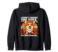 Je n'ai Pas Choisi Le canapé, C'est Le canapé Qui m'a Choisi Corgi Sweat à Capuche