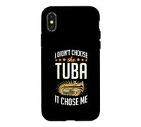 Je n'ai Pas Choisi Le Tuba, C'est Moi Qui m'a Choisi Coque pour iPhone X/XS