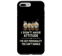 Je n'ai Pas d'attitude, Je n'ai Pas de personnalité Que tu ne Peux Pas gérer Coque pour iPhone 7 Plus/8 Plus