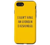 Je n'ai pas d'avis J'ai répondu Fun Idea White Lie Party Coque pour iPhone SE (2020) / 7 / 8